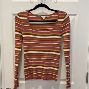 Ribbed Long Sleeve Top